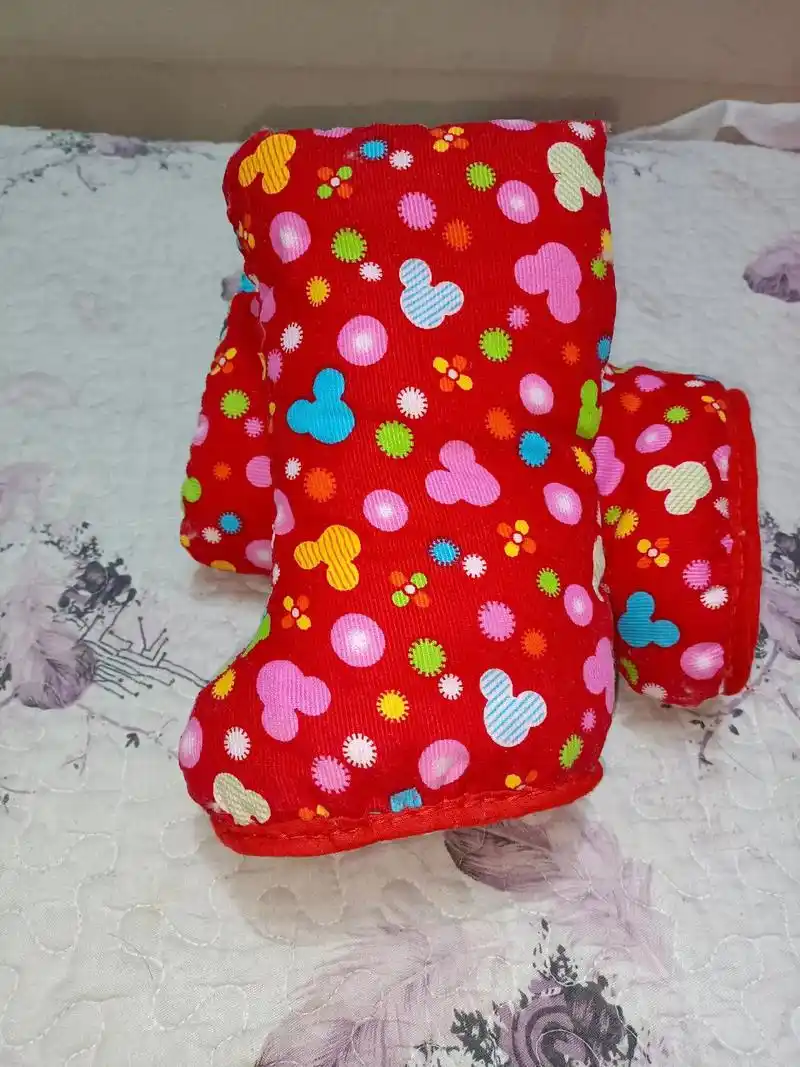 幼儿手工棉靴,这次带上尺寸,想做的也以照做.做厚靴宽度可以往 - 抖音