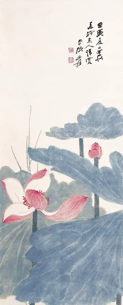 张大千荷花画册赏析