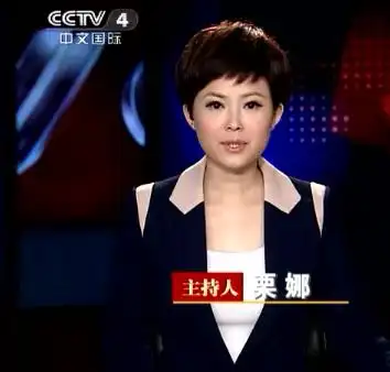2012年9月15号18:00中央四中国新闻女主播是谁?挺好看的