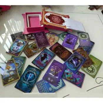 塔罗牌夜卡片叶罗丽萝莉齐娜的卡牌罗精灵梦全套 22张牌 袋子