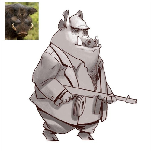 动物拟人化分为黑白两大阵营,两个阵营来一场大战,哪一方会赢呢_腾讯