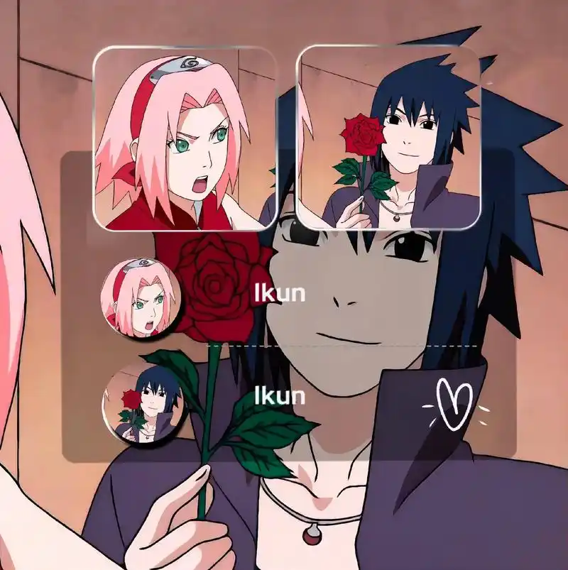 火影忍者高质量超美情侣头像.#火影忍者 #动漫头像 #火影头 - 抖音