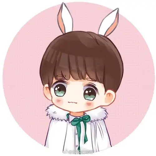[tfboys][分享]170305 王源卡通头像分享:可爱兔耳朵萌起少女心