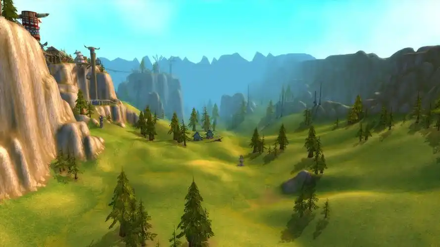 原创美丽的艾泽拉斯高清截图壁纸送给你第一弹多图