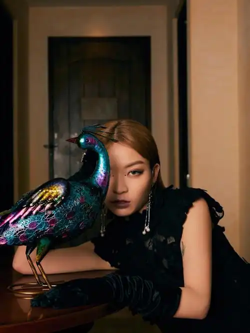 给vava拍摄的杂志大片