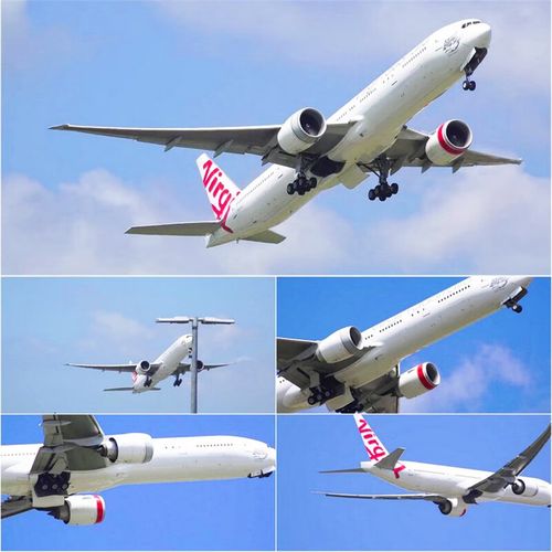 【百度网盘发货】震撼客机起飞镜头 高清视频素材 各种飞机特写 企业