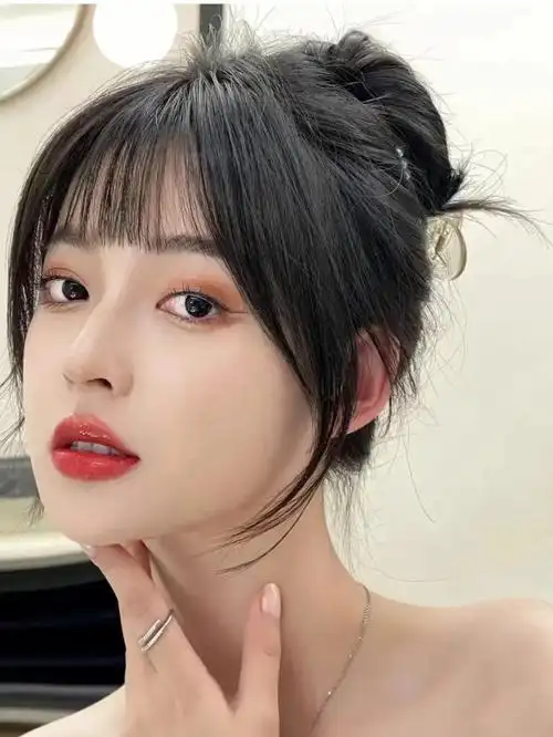 好看修颜的法式刘海