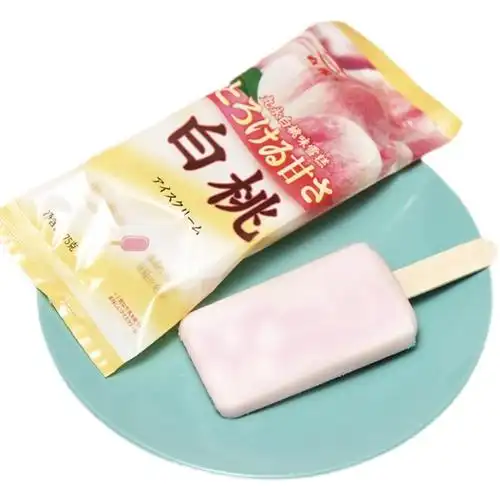 15支丸永白桃冰淇淋日式水蜜桃水果风味冰激凌雪糕冰淇淋