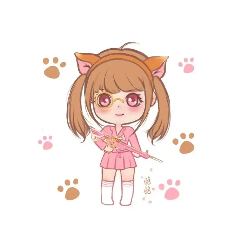 吃鸡q版头像,祝以上玩家大吉大利!#procreate绘 - 抖音