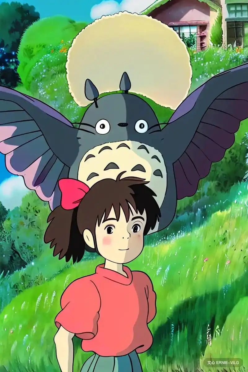 如果你的"龙猫"会飞.#高清壁纸 #宫崎骏动漫 #龙猫  - 抖音