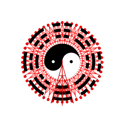 八卦图西方摩天轮八卦摩天轮变成了这样我们心中浪漫的摩天轮不过号称