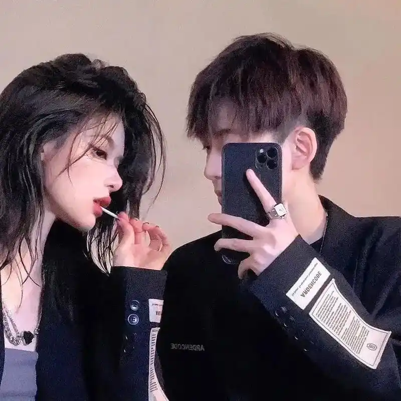 情侣头像 #一起换头像 #情侣头像一男一女分开图片 #甜系 - 兑趑