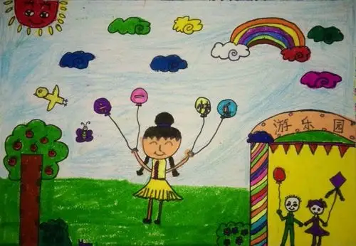 嘉积镇第一小学六一儿童绘画组(一至五年级)二等奖作品集