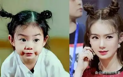 戚薇和女儿已经很像,看到蔡少芬女儿,才知道啥叫一模一样
