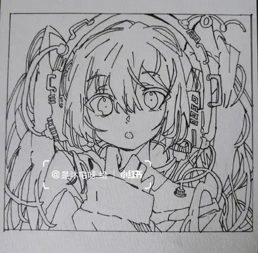 临摹初音未来
