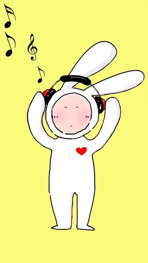 安东尼可爱卡通兔子,高清图片,手机锁屏桌面-壁纸族