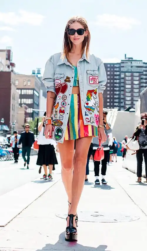 意大利时尚博主chiara ferragni 街拍 欧美风 搭配