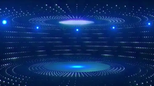 唯美粒子舞台 绚丽动感舞动舞台演出背景