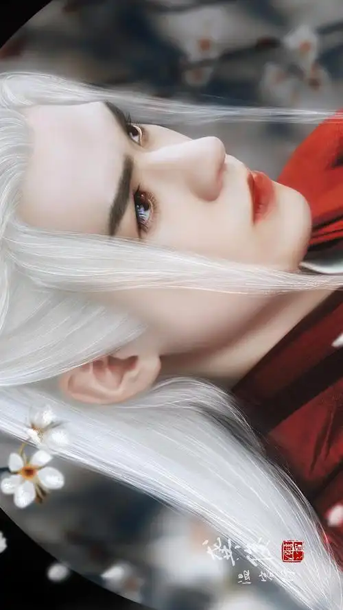 红衣白发我真的会shi的01