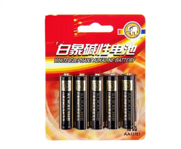 白象5号碱性电池6节装