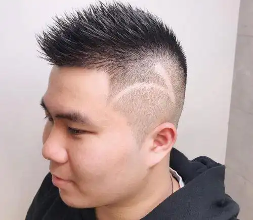 胖男生梳剃两边短发最显瘦2020年适合中年胖男士梳的时尚短发