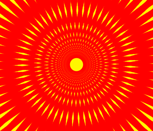 最后得到一个有闪闪发光效果的gif图形,如下图所示.