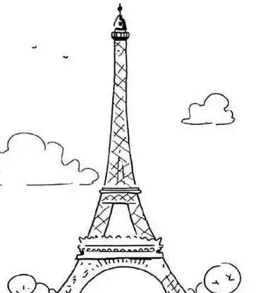 建筑物简笔画 建筑物简笔画图片大全彩色