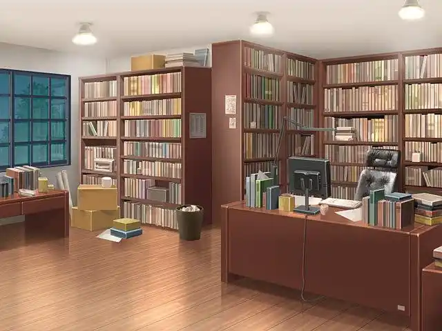 【场景 - 原画】图书馆