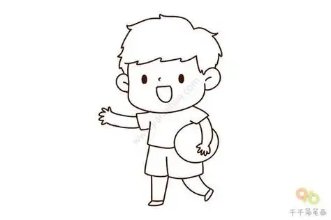 男孩简笔画男孩简笔画卡通可爱