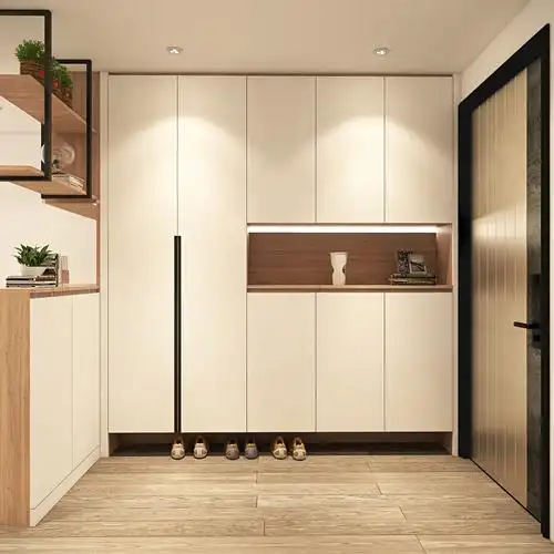 玄关鞋柜 - 竹悠小筑设计效果图 - 每平每屋·设计家