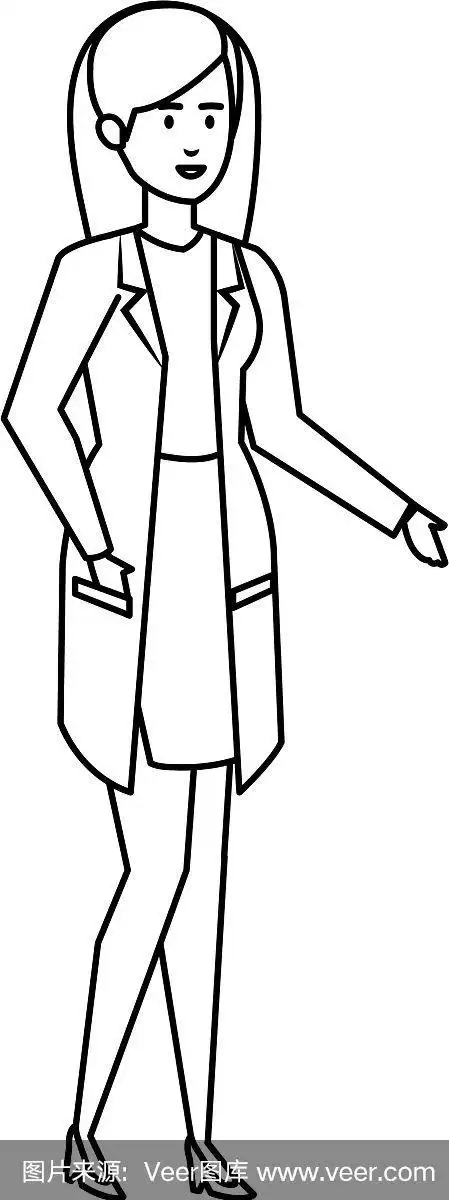 职业女医生的化身