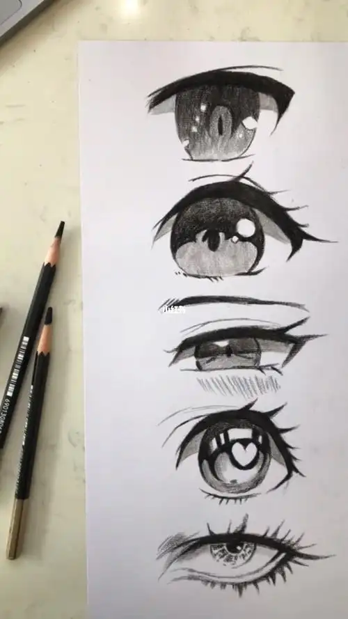 各种动漫眼睛画法2