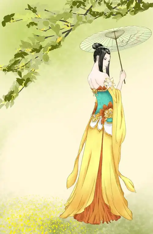 绝色手绘华宫秋月