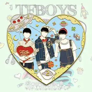 tfboys周边二周年宠爱纪念金属徽章王俊凯易烊千玺王源同款饰品女