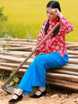 穿布鞋最美村姑图片,布鞋姑娘图片欣赏