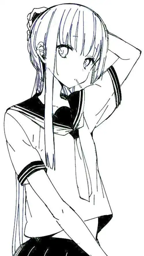 上q版小女孩简笔画头像图片动漫人物画可爱女生怎么画可爱女生简笔画