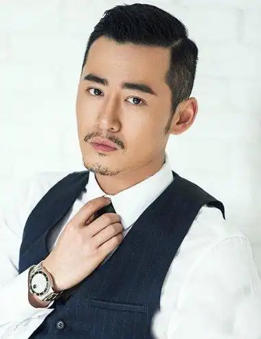 男士二八分斜背头 时髦款式的型男发型