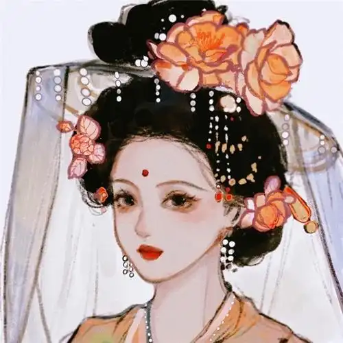 高清好看的仙气飘飘古风女生头像手绘图片_女生动漫头像_头像屋