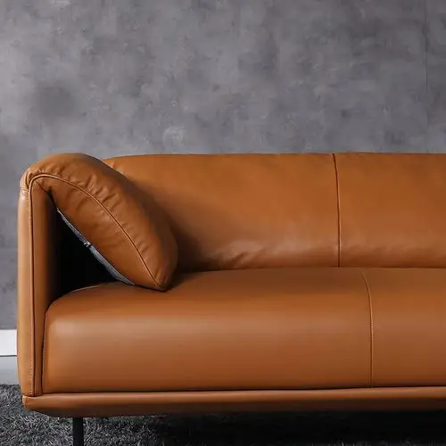 吉斯真皮沙发意式现代极简约风格双人三人位沙发组合客厅羽绒沙发