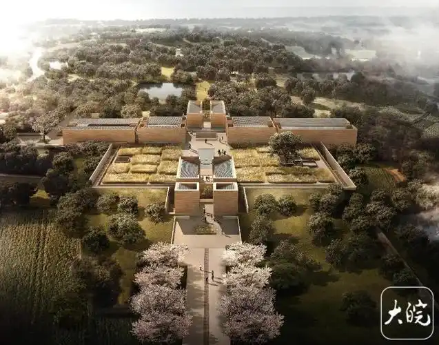 "目前凌家滩遗址博物馆已经完成主体建设,正在进行内部的装饰和展陈