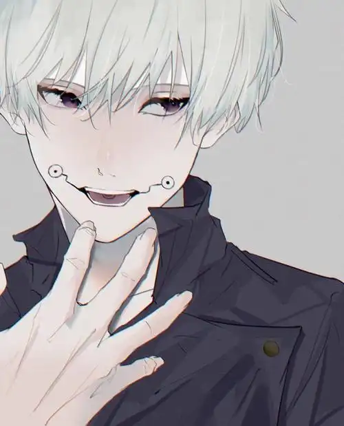 冷峻的面庞桀骜不驯的眼神一组冷色调的痞帅少年动漫头像