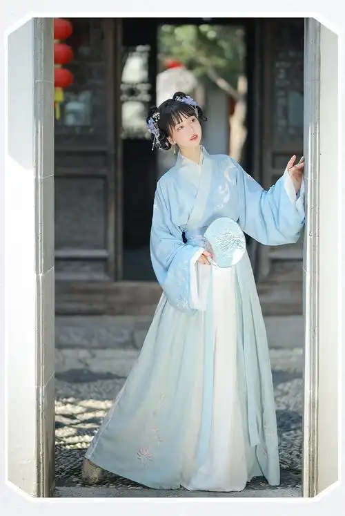 【好货京选】千秋谣魏晋风汉服女仙气飘逸交领晋制齐腰襦裙古装秋冬套