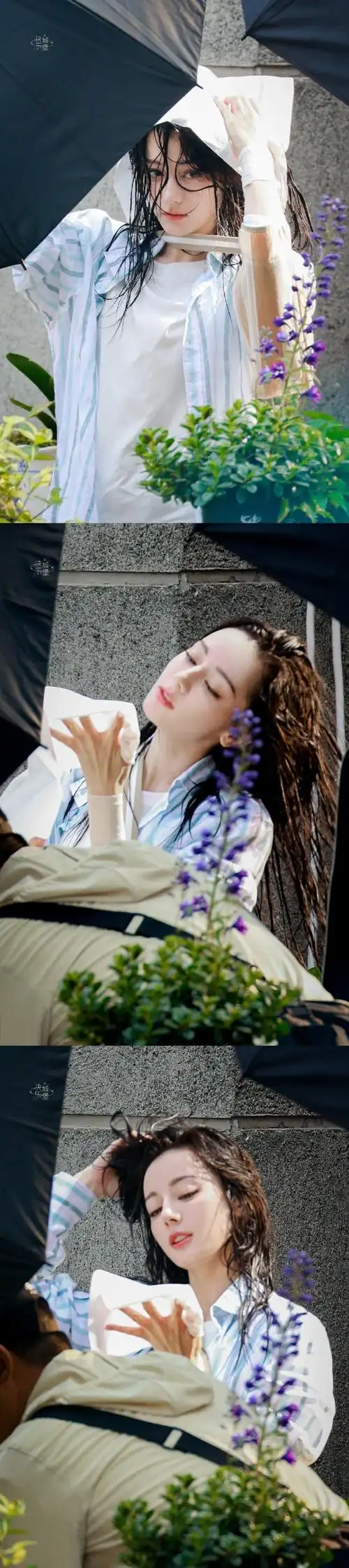 迪丽热巴湿发路透##迪丽热巴聂九罗