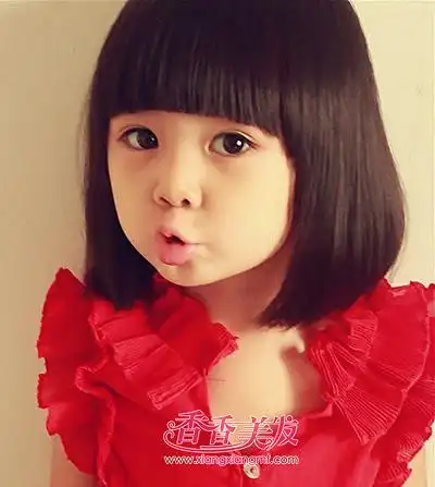 儿童发型女短发图片23岁女童短发发型图