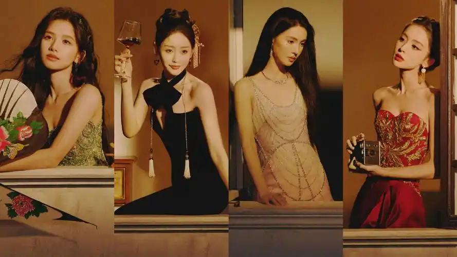 gq盛典女明星掀珠帘,张天爱气场强大金晨状态好,古力娜扎赢麻了