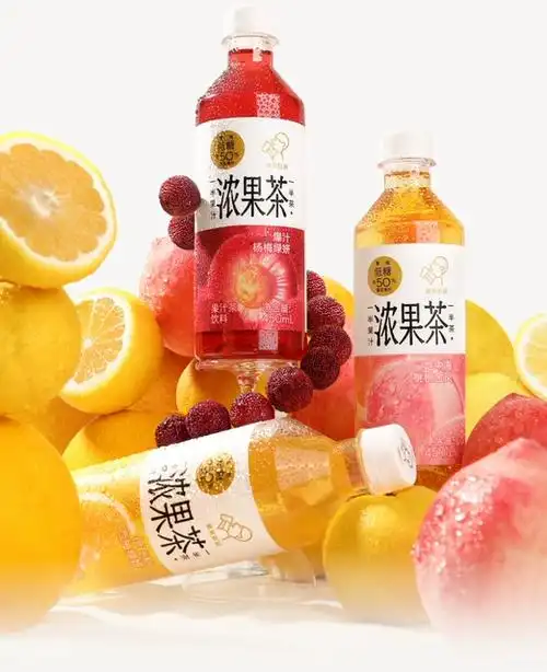 喜茶浓果茶50%真果汁低糖0脂果汁茶饮料450ml*12瓶/15瓶_提提街