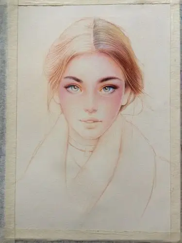彩铅肖像