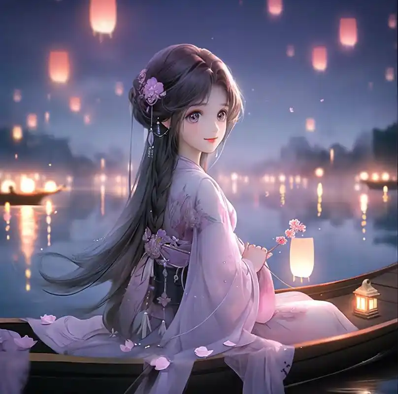 卡通古风头像,古风仙女系列 一个人最好的状态,就是独处的时候,安静