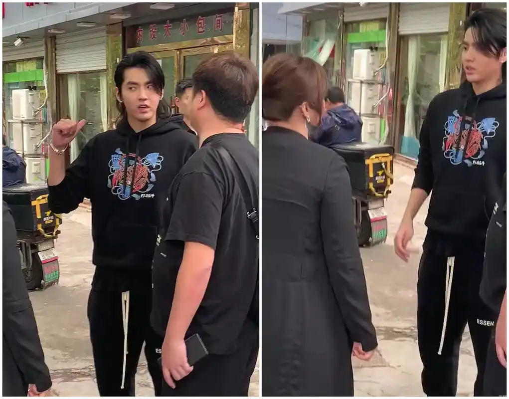 碗太大面吃的太多?吴亦凡留长头发变油腻而且怎么胖成这样了!