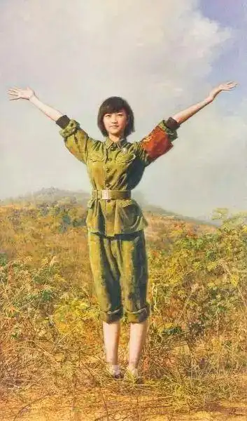 魅力女性的优秀捕手他笔下的女红卫兵居然是这样的气质
